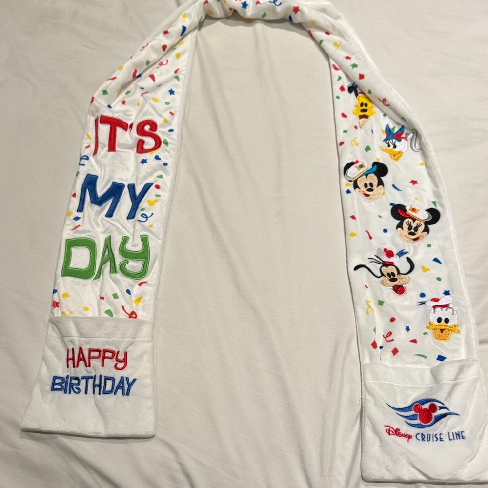 Disney Cruise Line Birthday Scarf